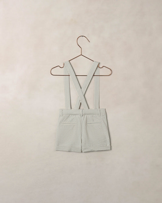 Suspender Short Sky Stripe