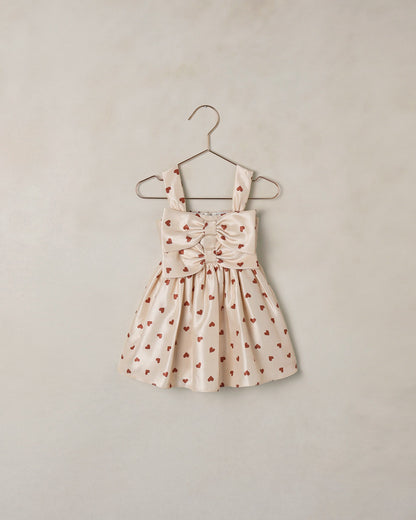 Cindy Dress Red Hearts