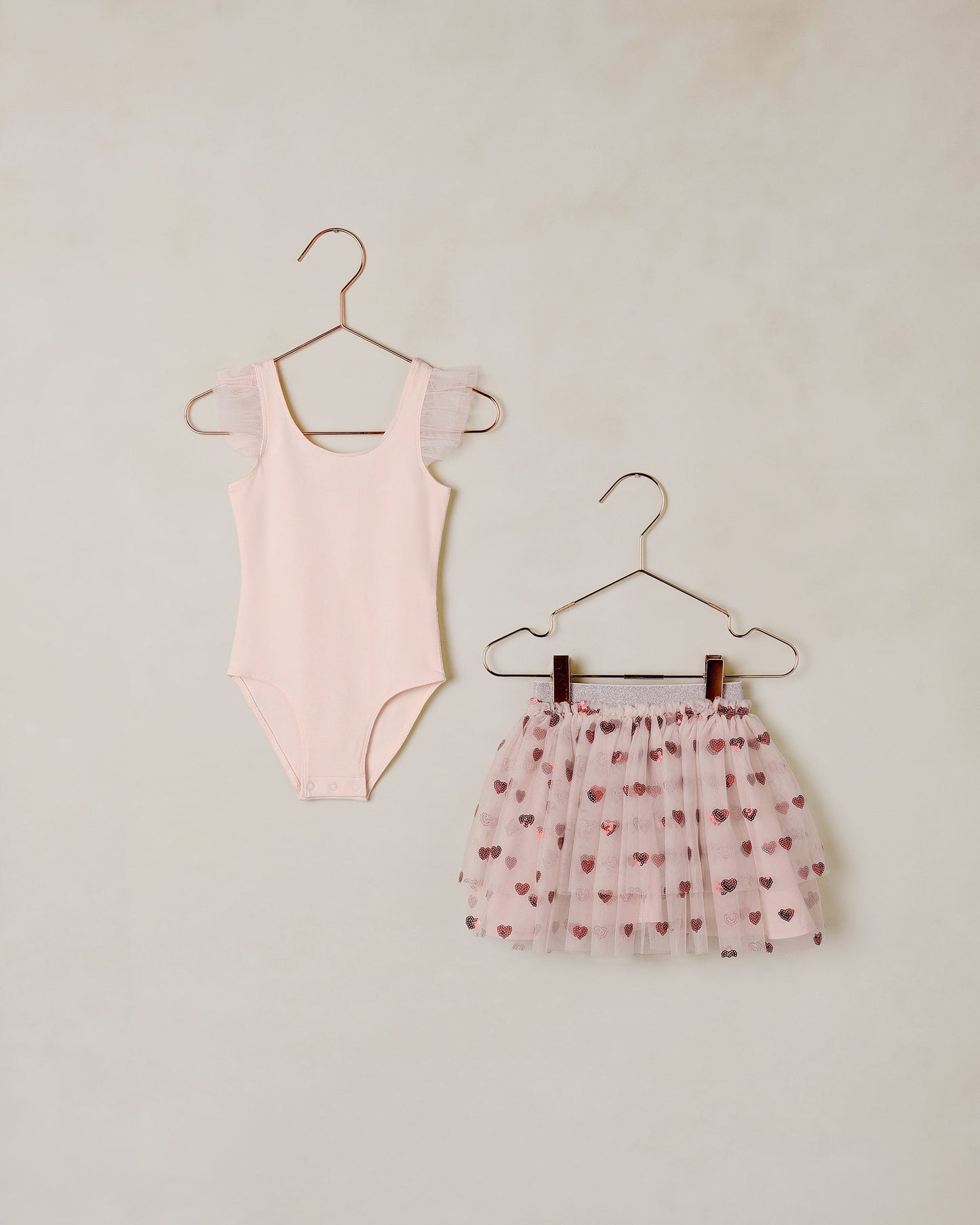 Aurora Tutu Set Red Hearts