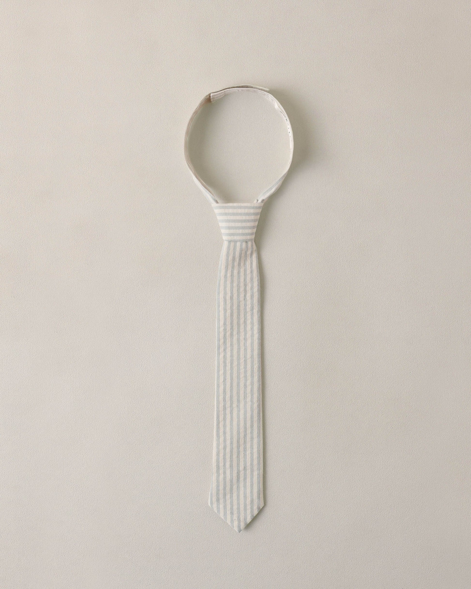 Skinny Tie Sky Stripe