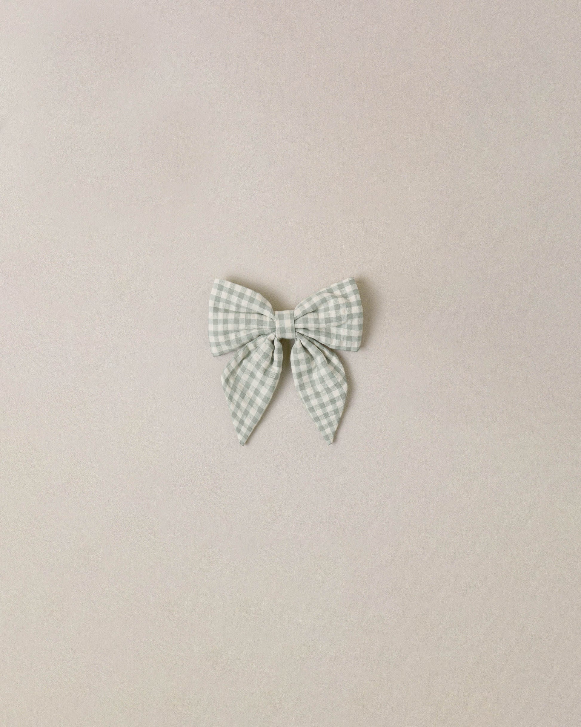 Norah Bow Eucalyptus Check