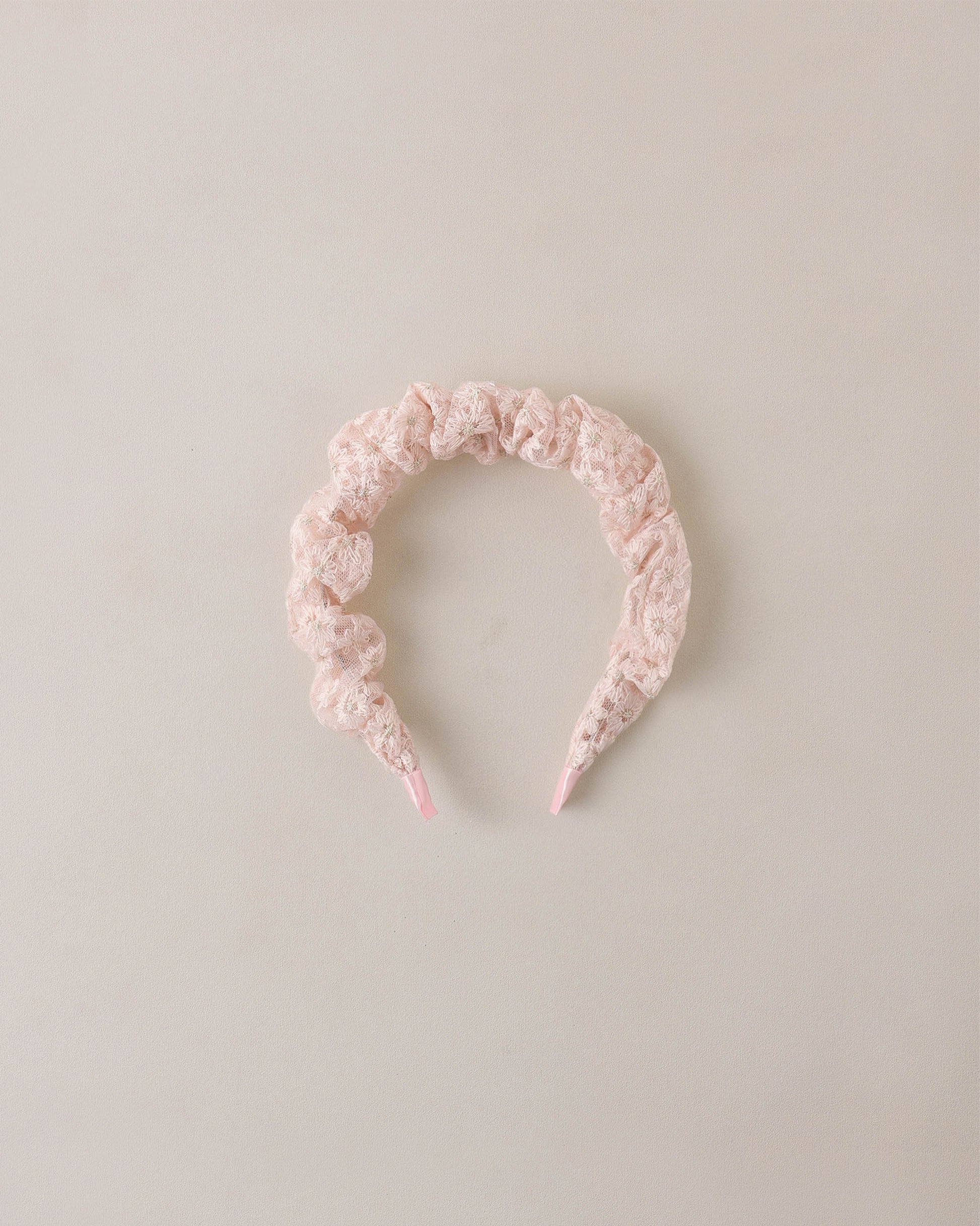 Gathered Headband Cotton Candy