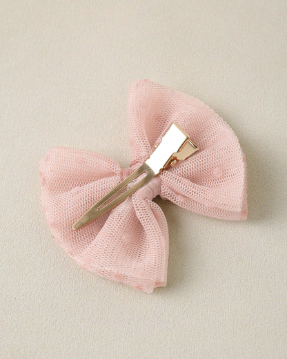 Flutter Tulle Clips Cotton Candy