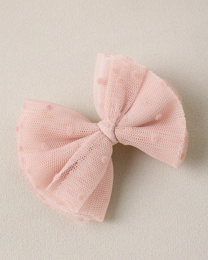 Flutter Tulle Clips Cotton Candy
