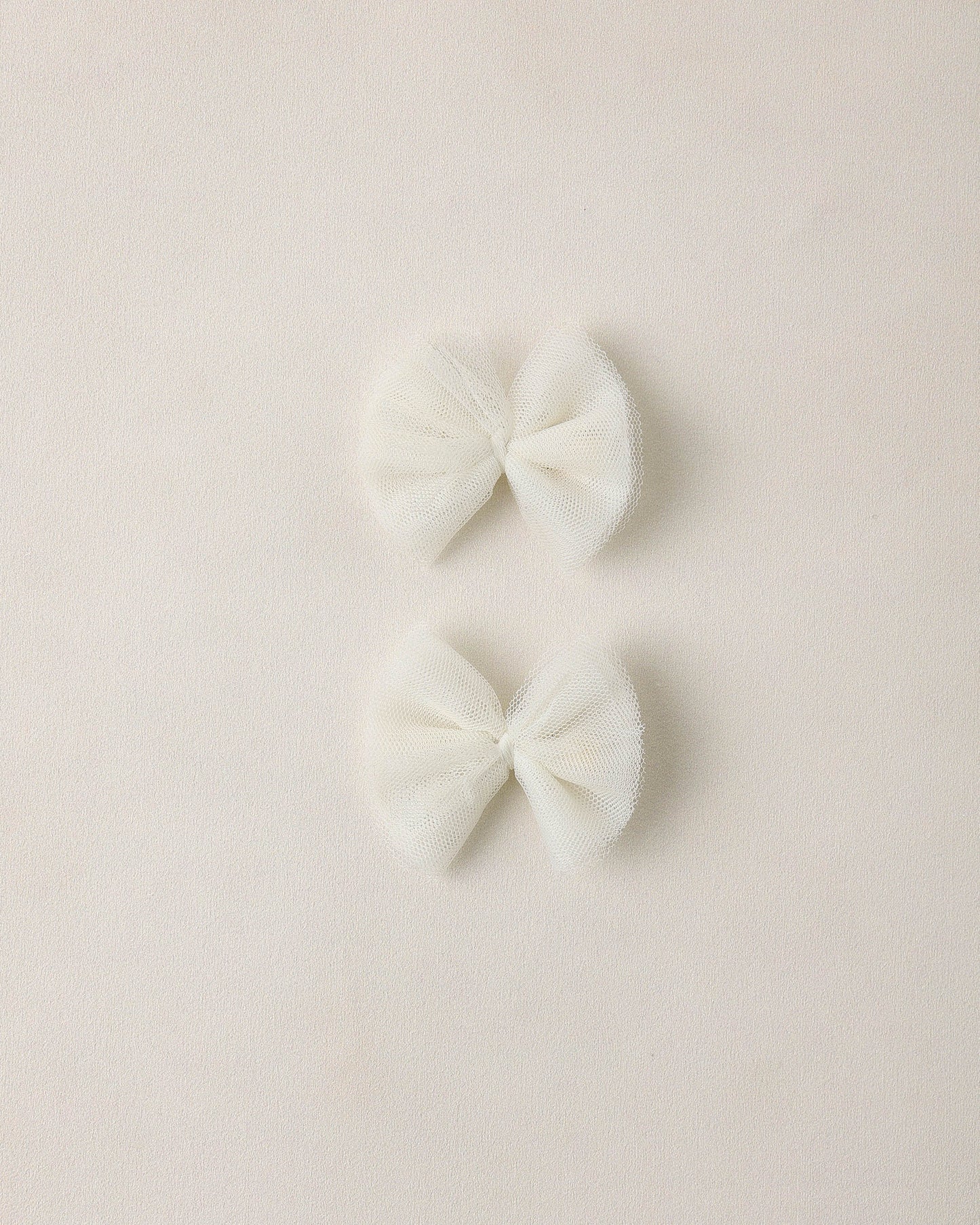 Flutter Tulle Clips Ivory