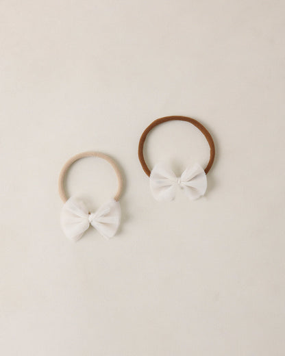 Flutter Tulle Headband Ivory