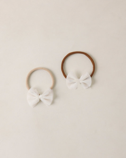 Flutter Tulle Headband Ivory