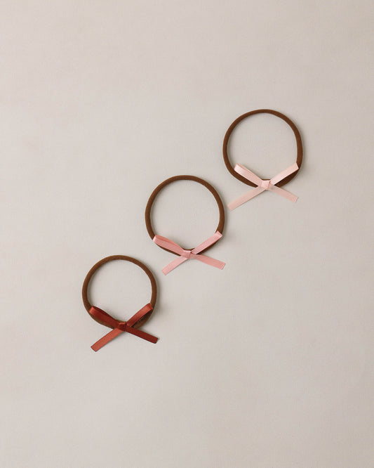 Baby Bow Headbands Blush, Red, Pink