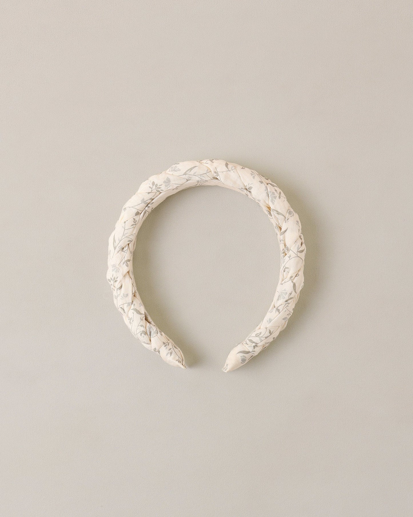 Braided Headband French Floral Stripe