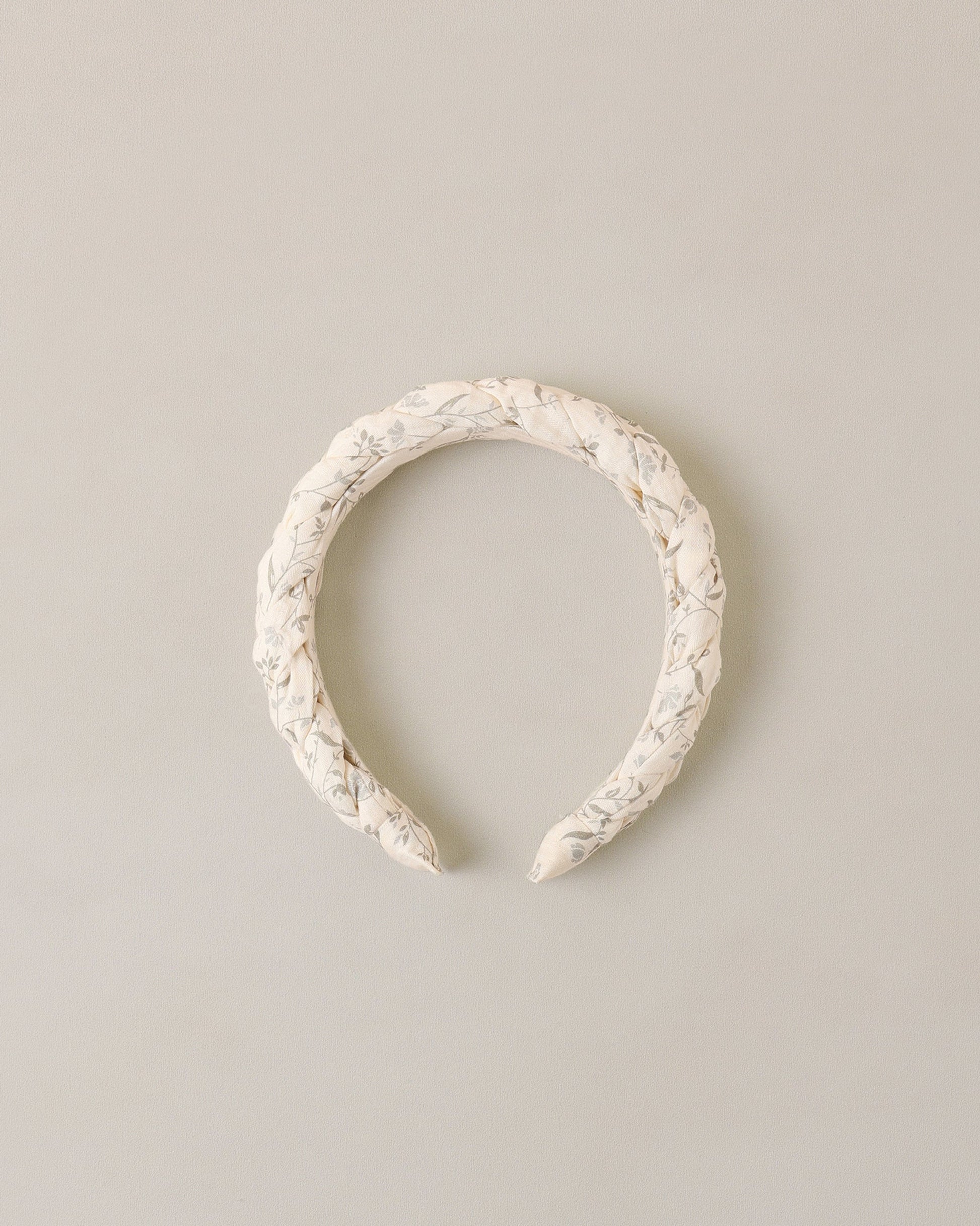 Braided Headband French Floral Stripe