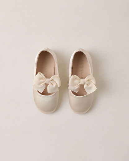Bow Ballet Flats Pearl