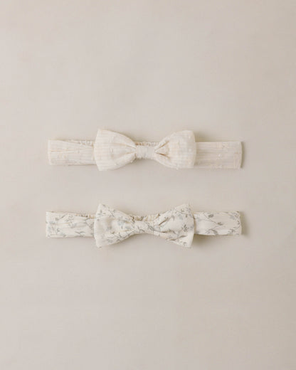 Baby Bow Headband Set Ivory, Vines