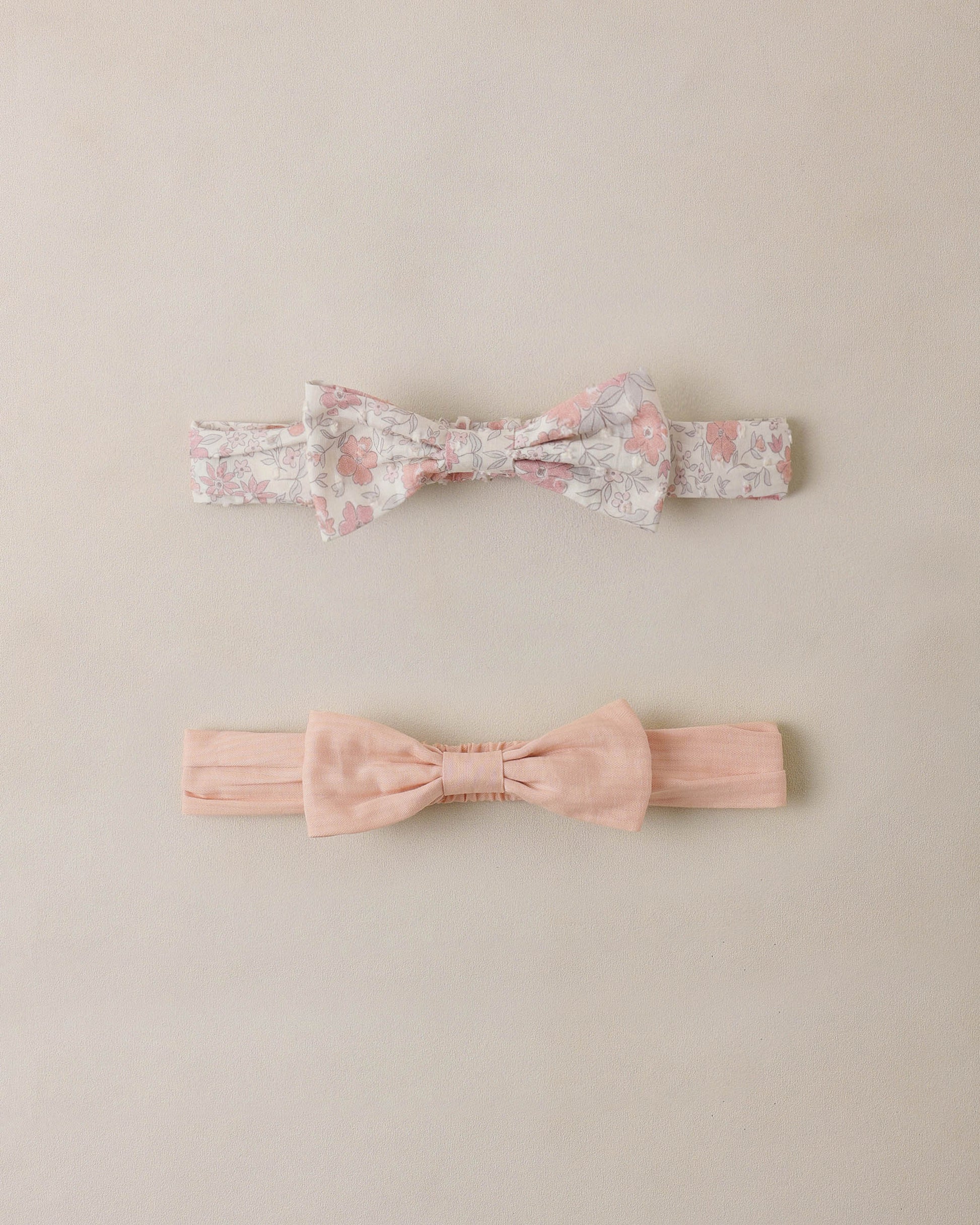 Baby Bow Headband Set Petal, Pastel Garden