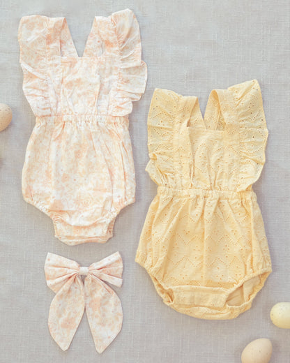 Lucy Romper Lemon