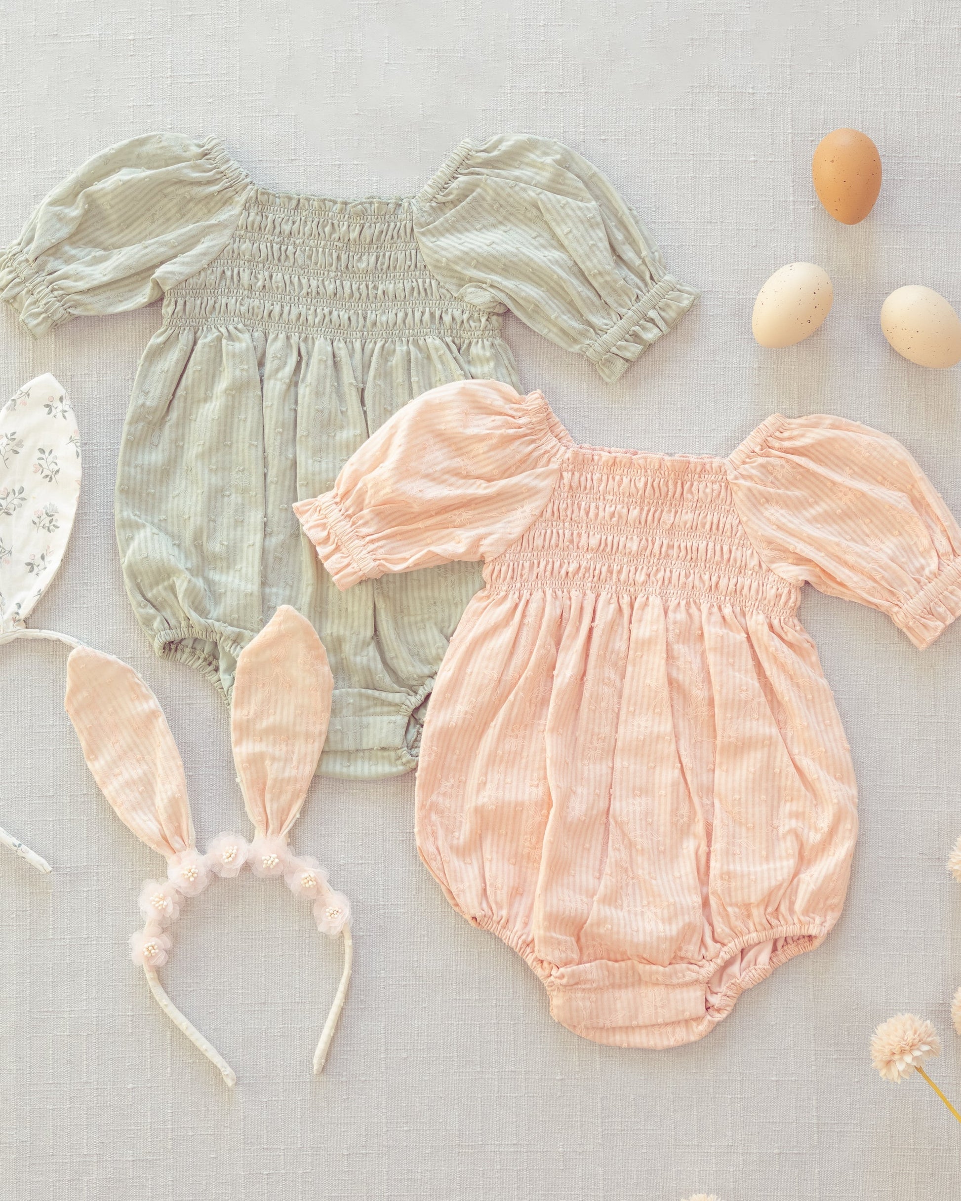 Hazel Romper Eucalyptus