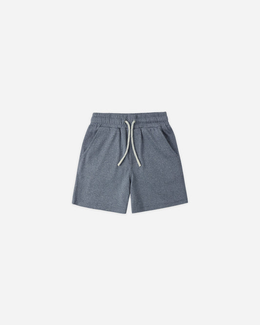 Oceanside Tech Short Heathered Marine