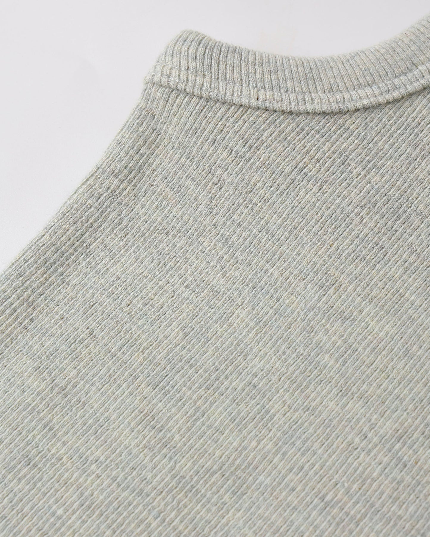 Ribbed Tank Set Ivory, Seafoam