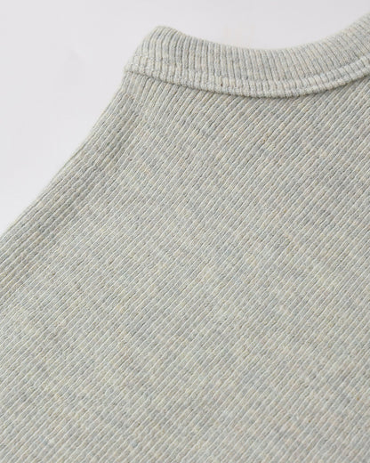 Ribbed Tank Set Ivory, Seafoam