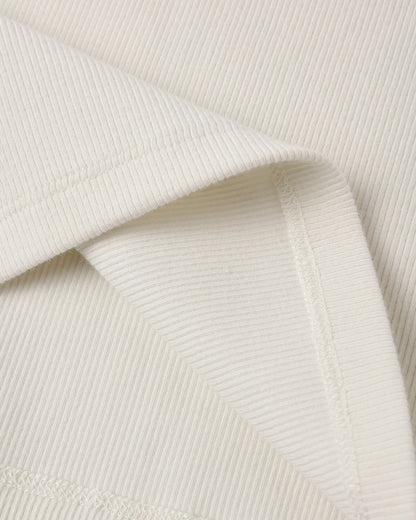 Ribbed Tank Set Ivory, Seafoam