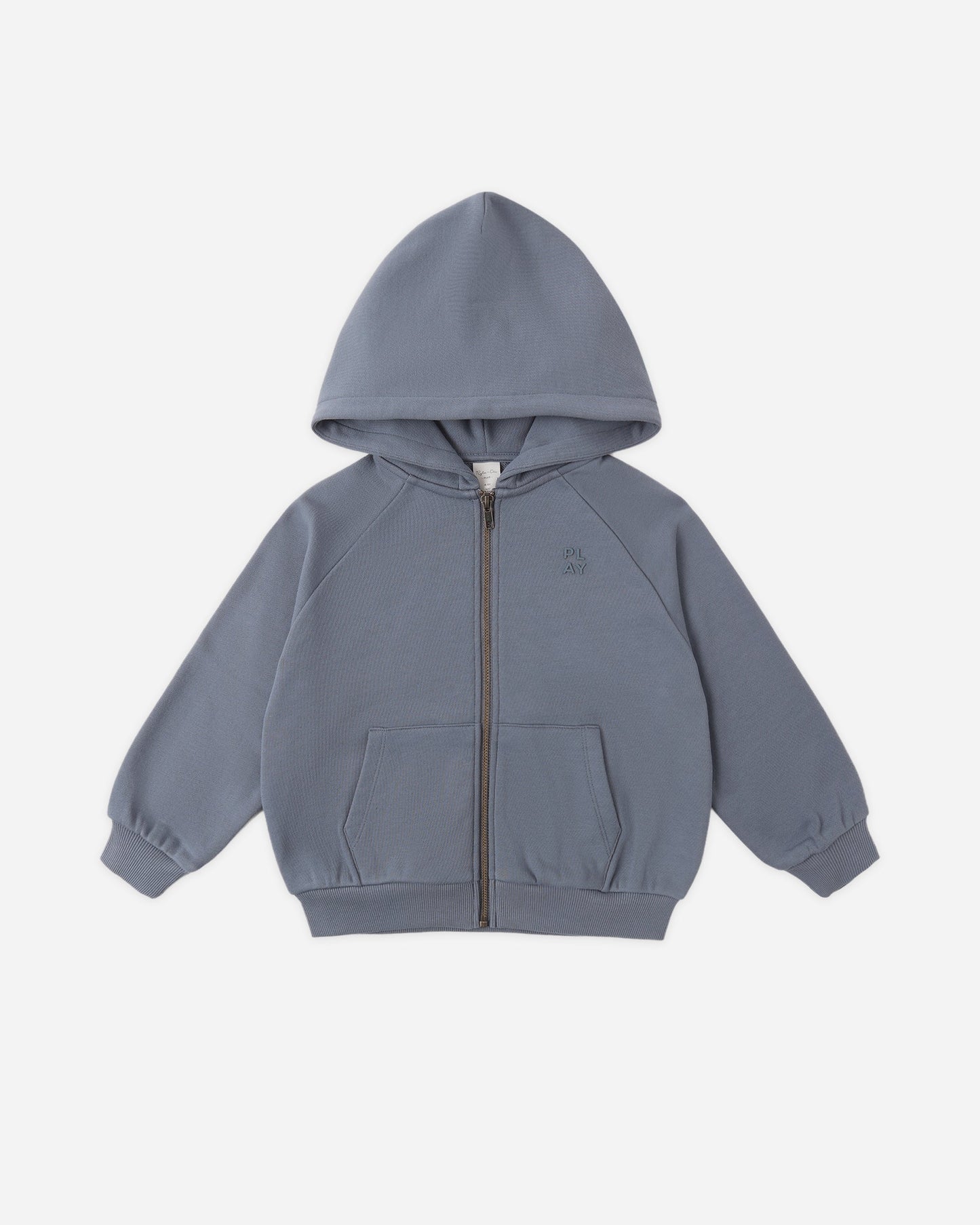 Zip Raglan Hoodie Marine