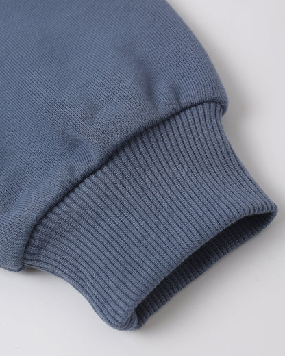 Zip Raglan Hoodie Marine