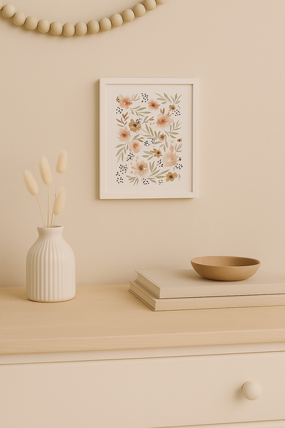 Art Print || Peonie Florals