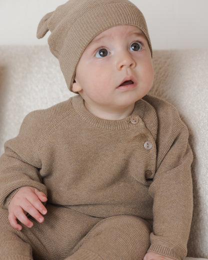 Bailey Knit Sweater Heathered Mocha