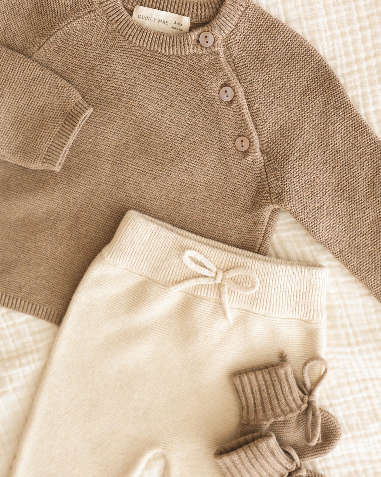 Bailey Knit Sweater Heathered Mocha