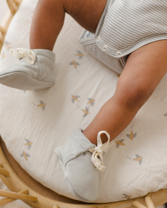 Baby Booties Sage