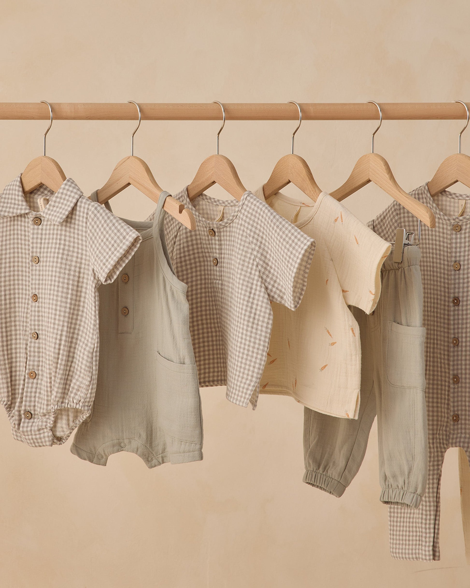 Charlie Jumpsuit Sage Gingham