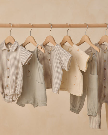 Charlie Jumpsuit Sage Gingham