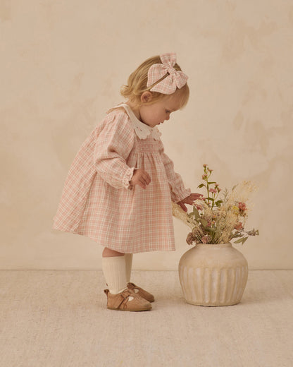 Bow Pink Plaid