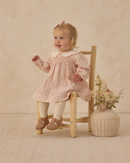 Callie Dress Pink Plaid