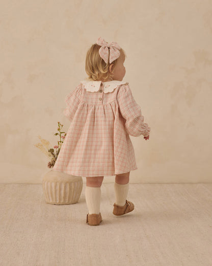 Bow Pink Plaid