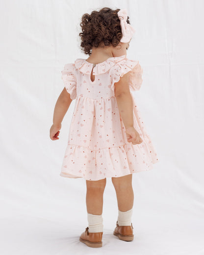 Charlotte Dress Heart Confetti
