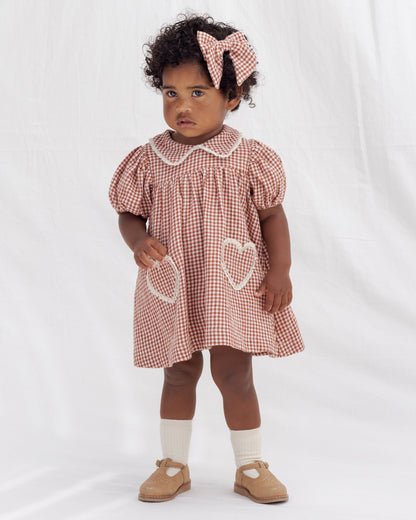 Bow Red Gingham