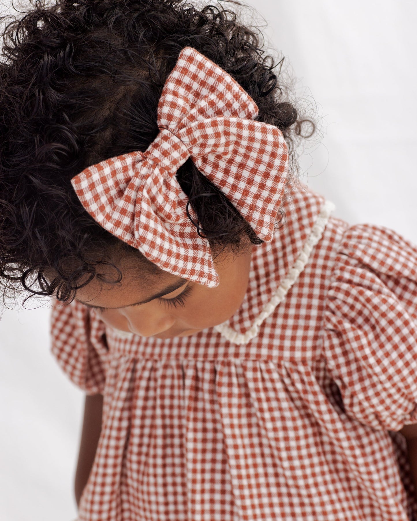 Bow Red Gingham