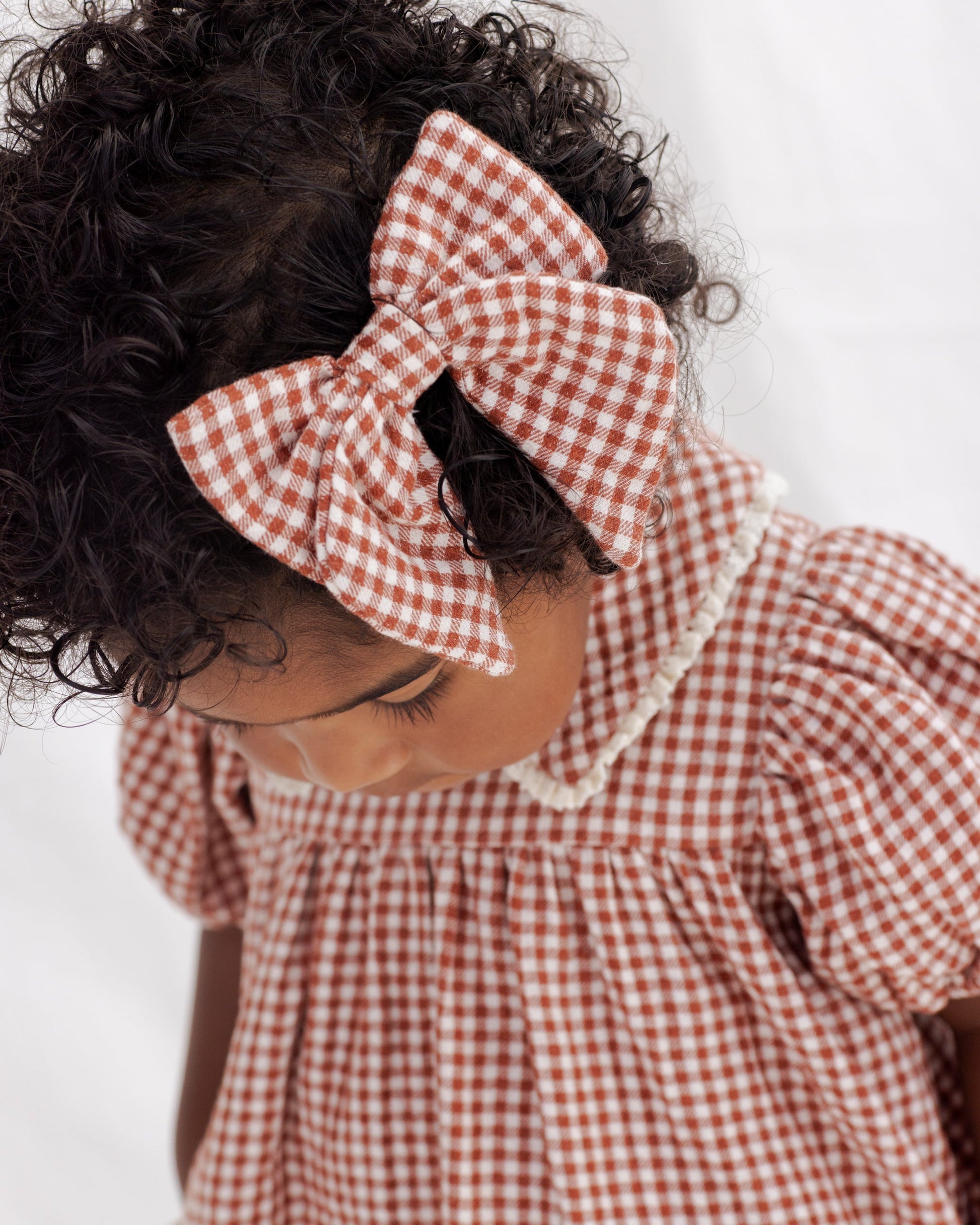 Bow Red Gingham