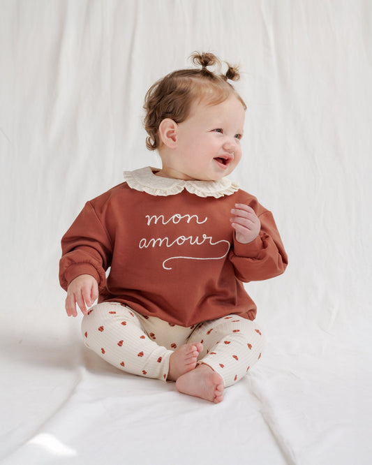 Collared Sweatshirt Mon Amour