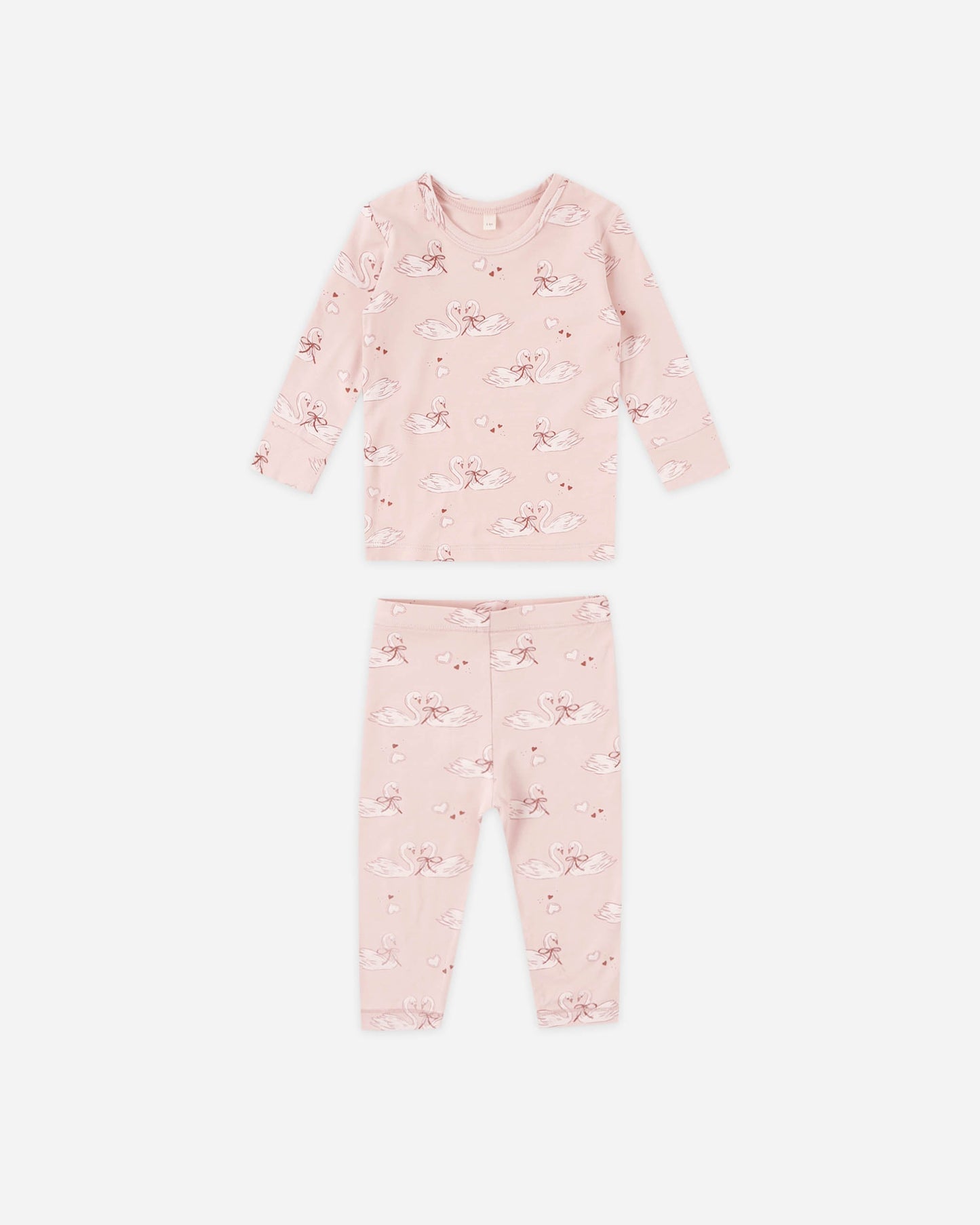 Bamboo Pajama Set Swans