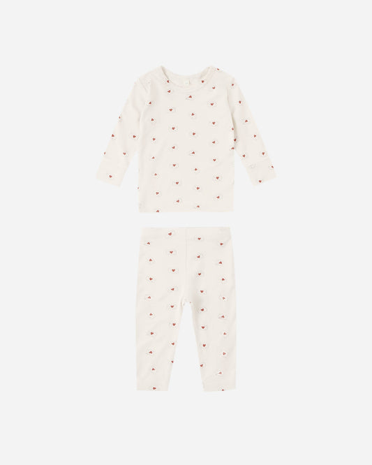Bamboo Pajama Set Valentine