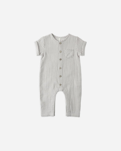 Charlie Jumpsuit Sage Gingham