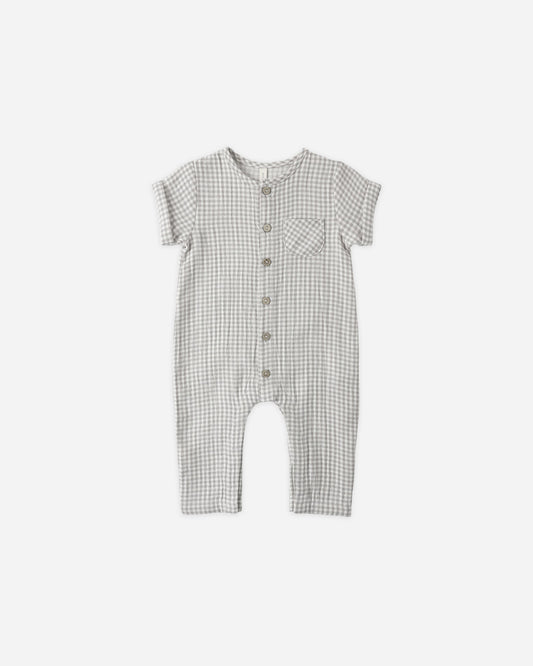 Charlie Jumpsuit Sage Gingham