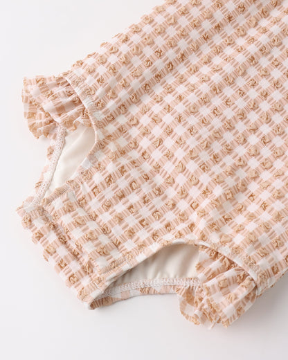 Catalina One-Piece Melon Check