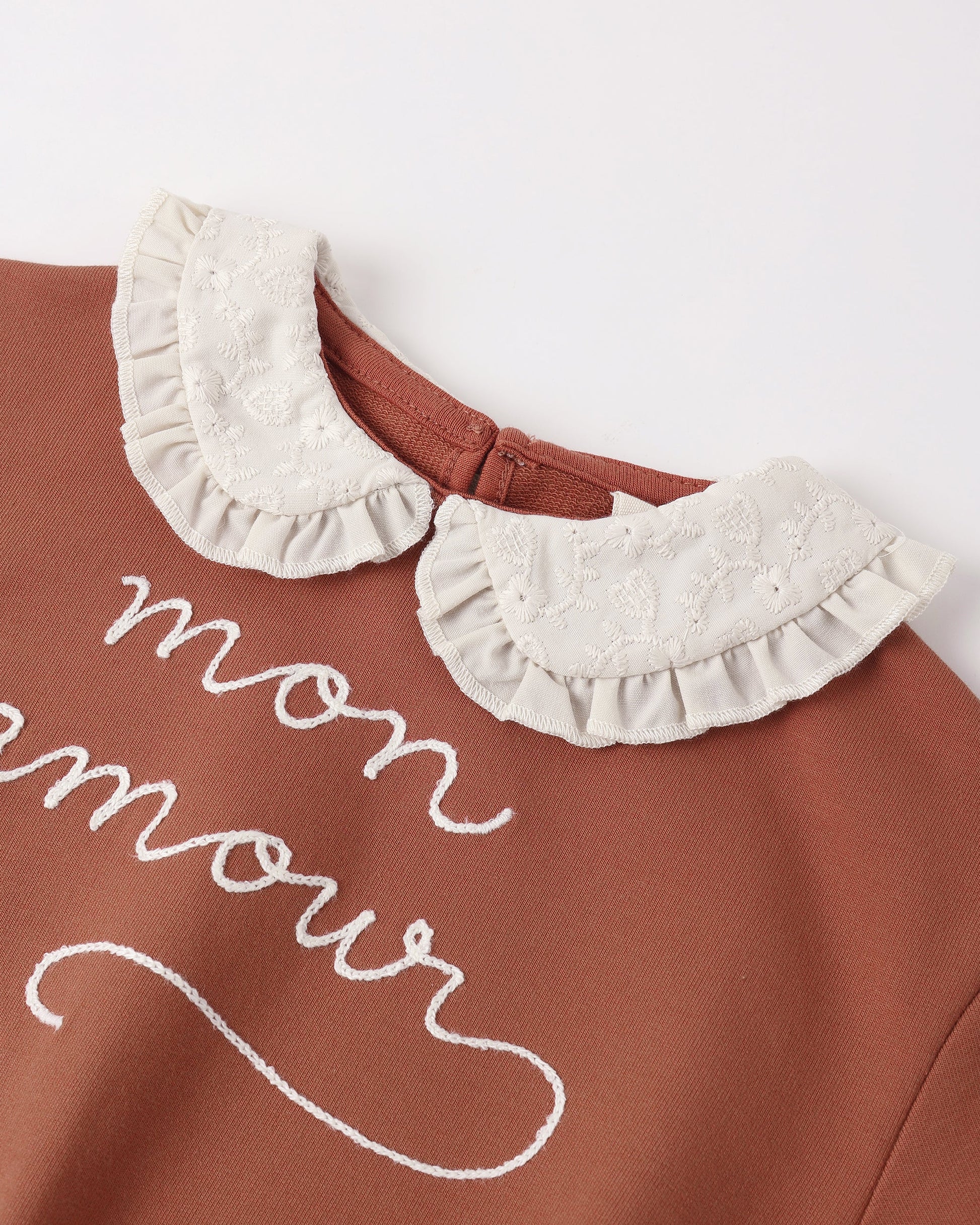 Collared Sweatshirt Mon Amour