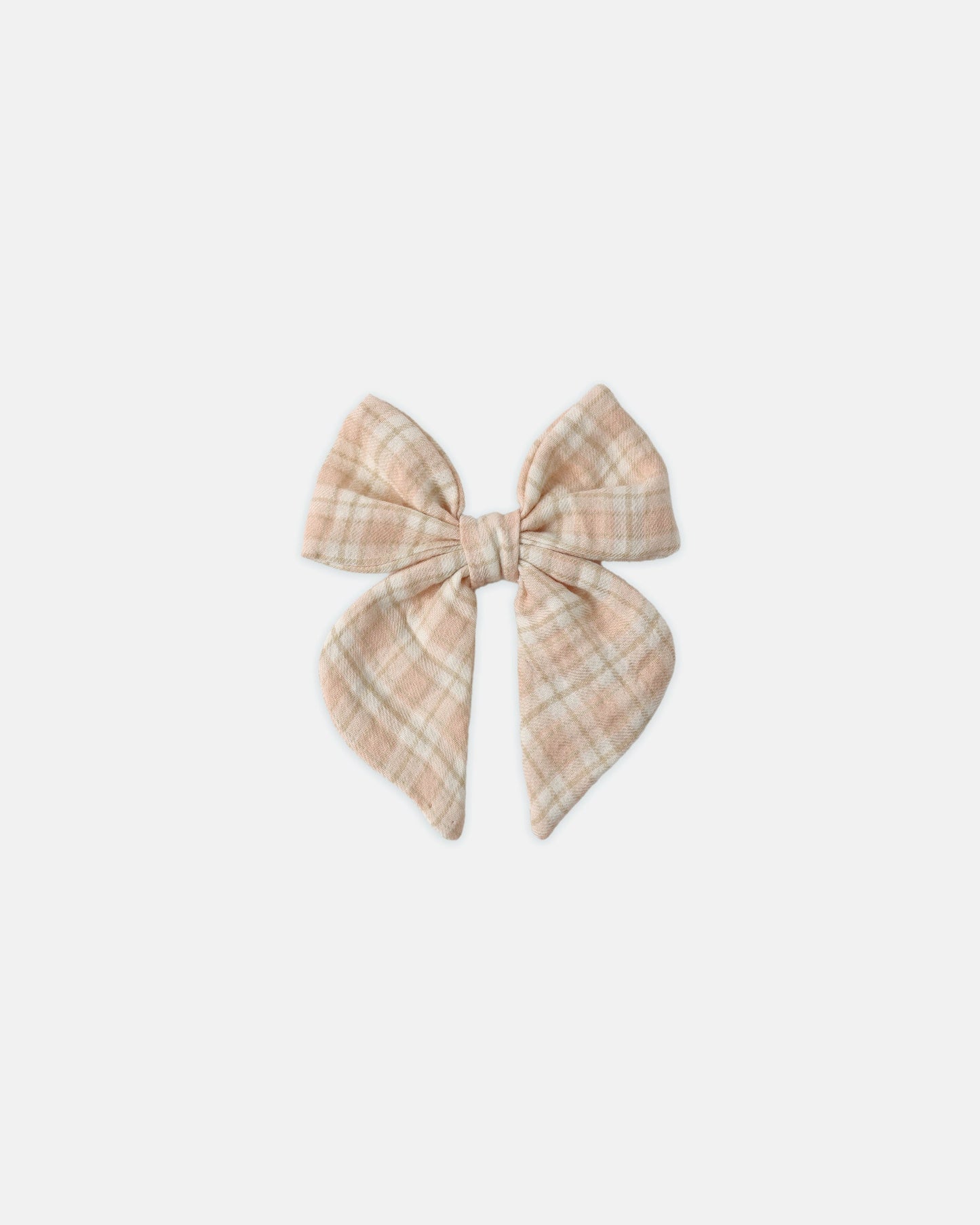 Bow Pink Plaid