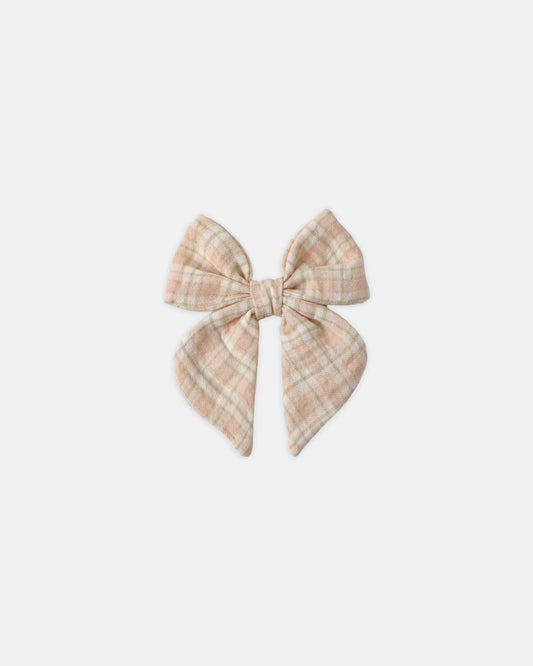 Bow Pink Plaid