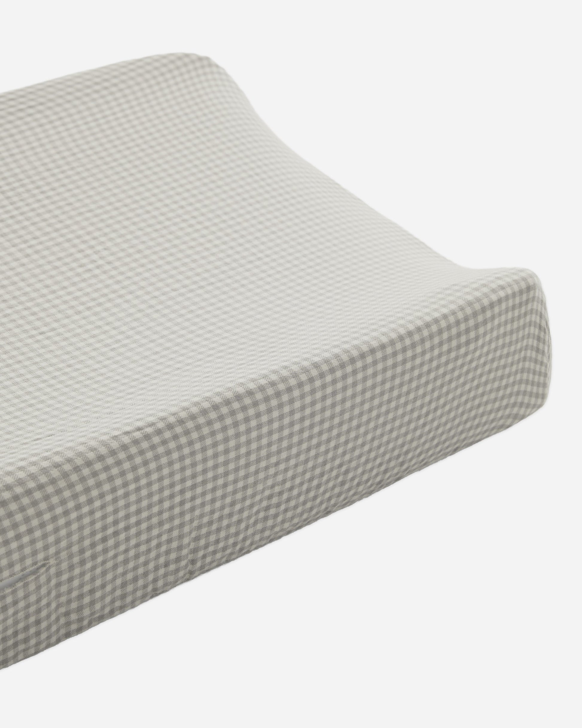 Changing Pad Cover Sage Gingham