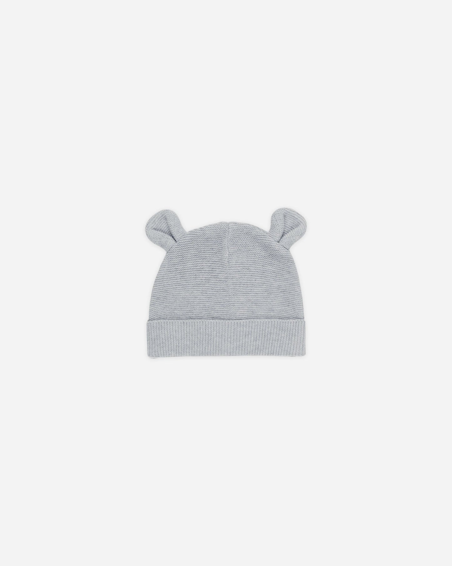 Baby Bear Beanie Heathered Dusty Blue