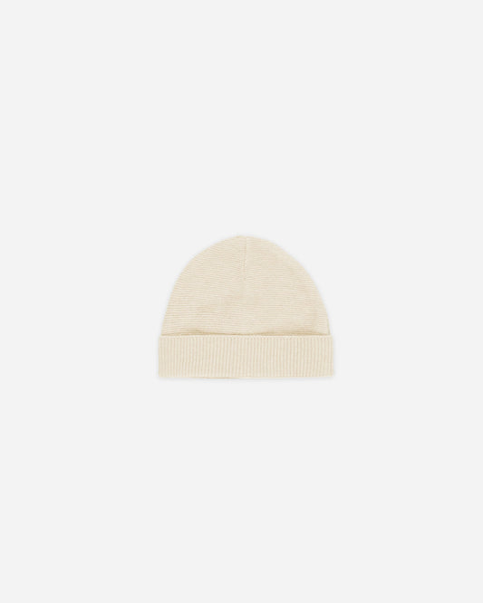 Baby Beanie Heathered Natural